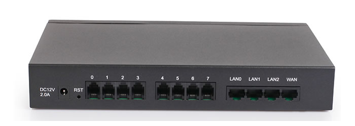 Gateway voip 4fxs 4 fxo dinstar dag1000-4s4o